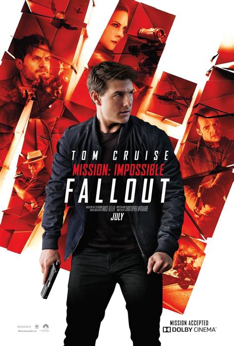 Mission Impossible Fallout adalah film mata-mata Amerika Serikat tahun 2018 yang disutradarai oleh Christopher McQuarrie dan diproduseri oleh Tom Cruise, J. . Mission impossible fallout cast imdb